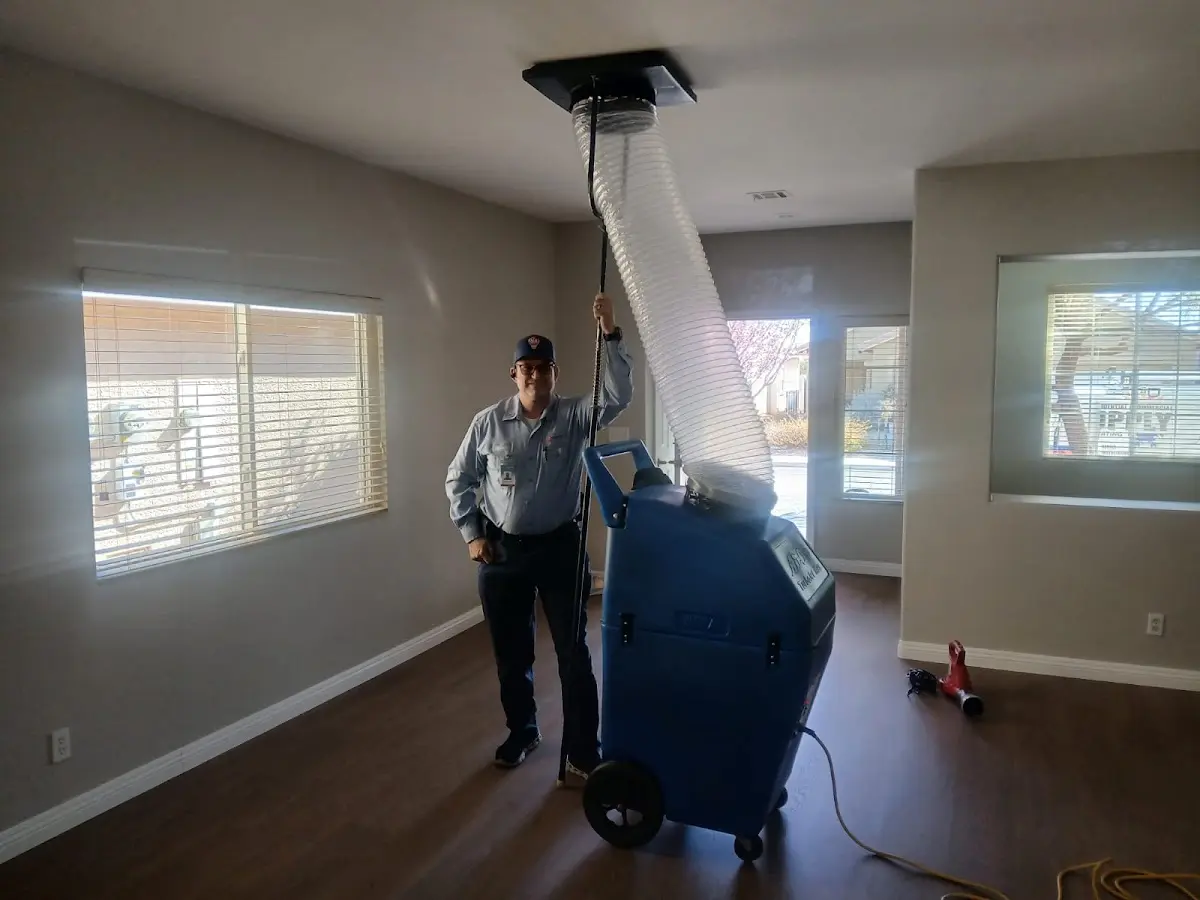 Professional Dryer Vent Cleaning work inside a Columbia home